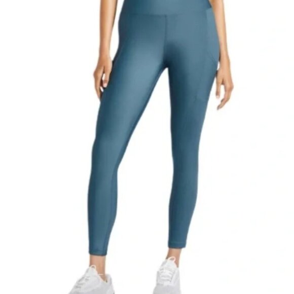 Pelton Leggings Athletic High Rise Show Up Pocket Teal Blue size Medium - Picture 16 of 16